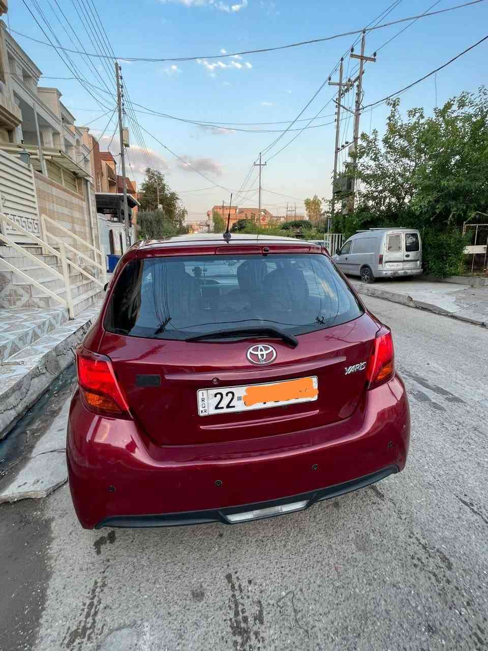 تويتا يارس ٢٠١٧ مواصفات أمريكى دوو پارچةي صبوغة بونيد و جملغي لأي سكن بى ژور بى ايرباك گير و مكينة و تبريد و تةقةو و رةقةي بةشةرت سيارة بةناوي خومه سعري ١٠٥  ورقة مجال شوين هةولير *********** أربيل, العراق
