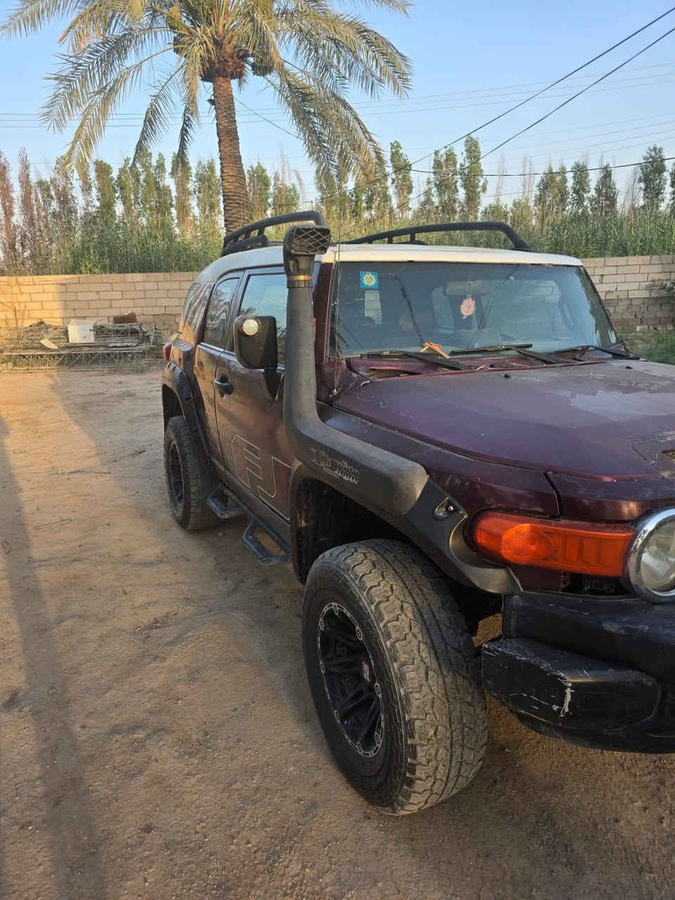 اعادة النشر بسبب الوعود الكاذبه
Fj كروزر موديل ٢٠٠٧  ((بيع فقط ))
رقم بغداد مشروع وطني 
كير جديد حداديه نضافه 80%
مكينه مجفته جديد 
تبريد شغال 
السياره جارده يرادله صبغ 
السعر المطلوب 
٩٥ وبيه مجال 
للاستفسار 
***********
