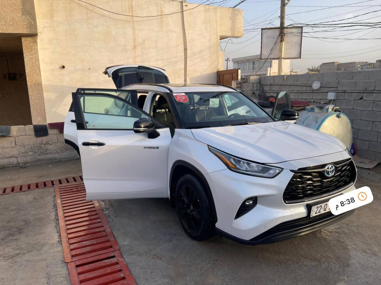 سلام عليكم ورحمة الله وبركاته
هايلندر خليجي هايبرد موديل 2024 بلاك أدشّن 

رقم اربيل باسمي تحويل مباشر

ضمان شركة ساس صيانه مجانية 40 الف 

والبطارية 8 سنوات 

السيارة اليوم بدلت دهن بالشركة التبديلية ال5 مجانيه

 وبعد بيع 3 تبديلات بكل فروع ساس ماشيه حالياً 24 الف 

سياره مواصفات فتحه صندوق كهرباء كرسي كهرباء بصمة سبعه راكب ويل اسود يدات سود حمالات سود باقي مواصفات معروفه مكفوله كفاله عامه من كلشي عدى بارد شبر يم قبغ البانزين وباقي السيارة كفالة عامه

السعر المطلوب 365 $ بيه مجال بسيط استفسار اتصال 

***********
