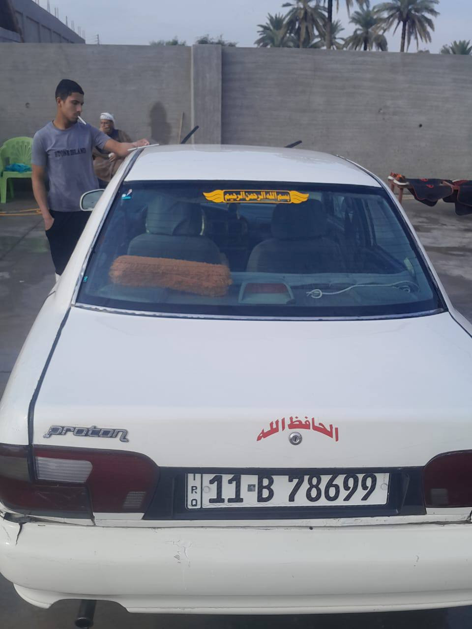 سلام عليكم سيارة بروتون مديل 2002 رقم بغداد دولي سنوية لل 29 كير عادي سيارة جاهزة من كلشي كير محرك مكفول كهربايات صدر امامي خلي فول  صبغ بيهة ملاحظات   تحويل ثاني يوم  السيارة احلى من الصورة السعر(45)وبيهة مجال المكان صلاح الدين قضاء الضلوعية  (***********)
