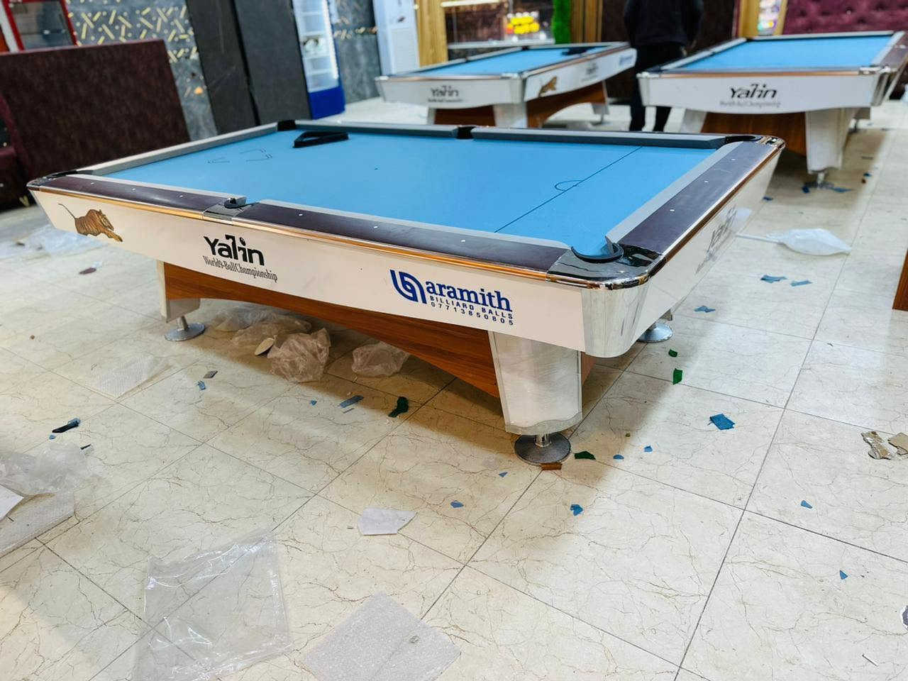السلام عليكم تم بعون الله وصول صاولات بليارد

مستخدم والجديد 

نوع (سوبر بور دبل شاصي)

(سوبر ماستر تك شاصي )

(ويركه ميلو )

(سوبر ماستر دبل شاصي) 

(رايسون شاصي حديد)

عنوانه بعداد حافض القاضي شارع الوصط  تجهيزات السطوره

للستفسار *********** —*********** احمد 
متواجد واتساب
