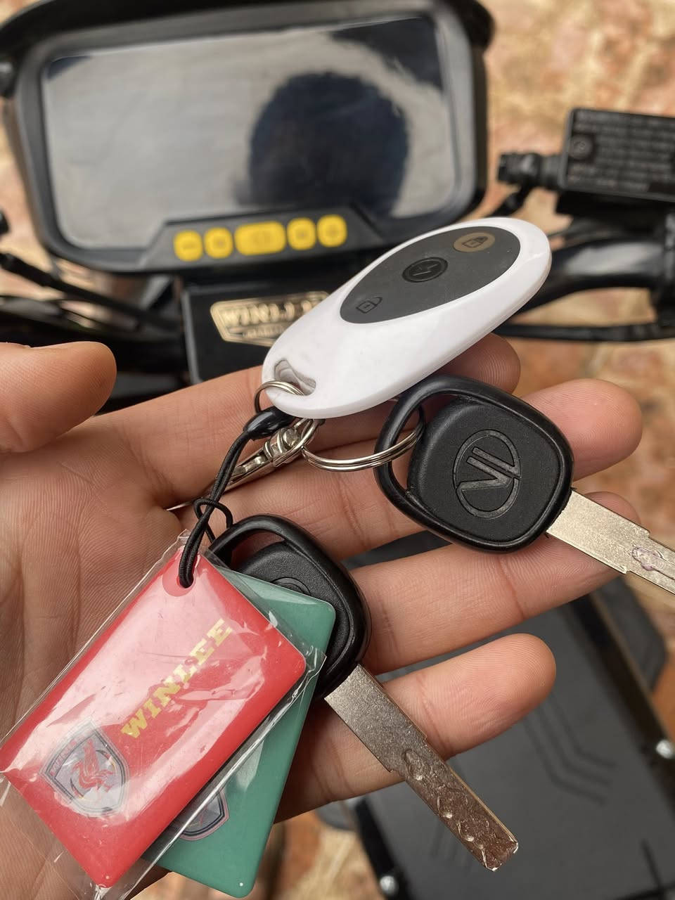 السلام عليكم دراجة شحن R9  مستعملة شهر فقط 
5 بطاريات 
سويجين وبطايق 2 وبصمة 
بلوتوث ،مدخل USB للشحن
صندوق امامي 
4 كير و السرعه الاقصى 109 ومذكوره في الفيديو التفاصيل اكثر 
بريك حساس
الشحن يكفيك مسافة 40 كيلو  
مانع سرقه يوقف الدراجة مع انذار عند التحريك بدون مفتاح  
📌السعر 590الف وبي مجال للأستفسار الاتصال على الرقم 

0776 161 6122
او المراسلة خاص
