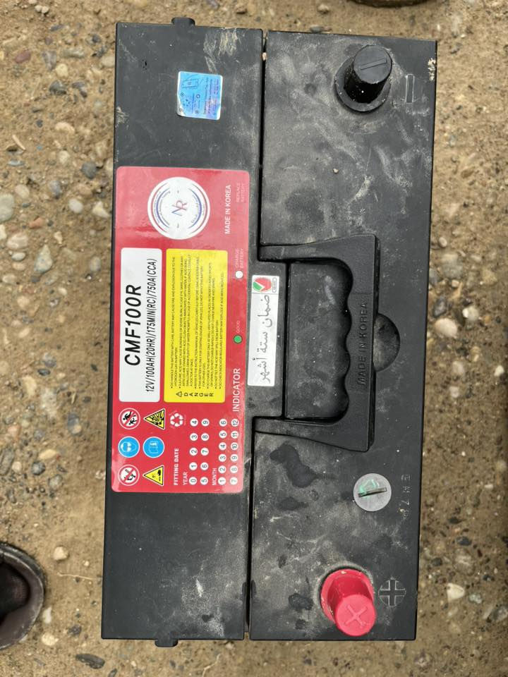 متوفر باتري 100امبير مستخدم 3شهور
***********سعره 50 الف
