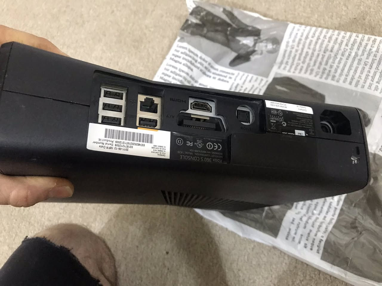 اسلام عليكم أكس بوكس 360
نضيفه كلش ويا كل قراضة للبيع سعر125 او مراوس بنقال


**إذا كنت صاحب هذا الإعلان وتريد حذفه لأي سبب، رجاءا أرسل رسالة إلى الدعم الفني**