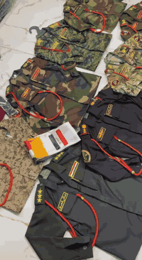 ملابس عسكرية للأطفال  بمناسبة عيد النصر وعيد الجيش  وفرنالكم (بدله+بير...