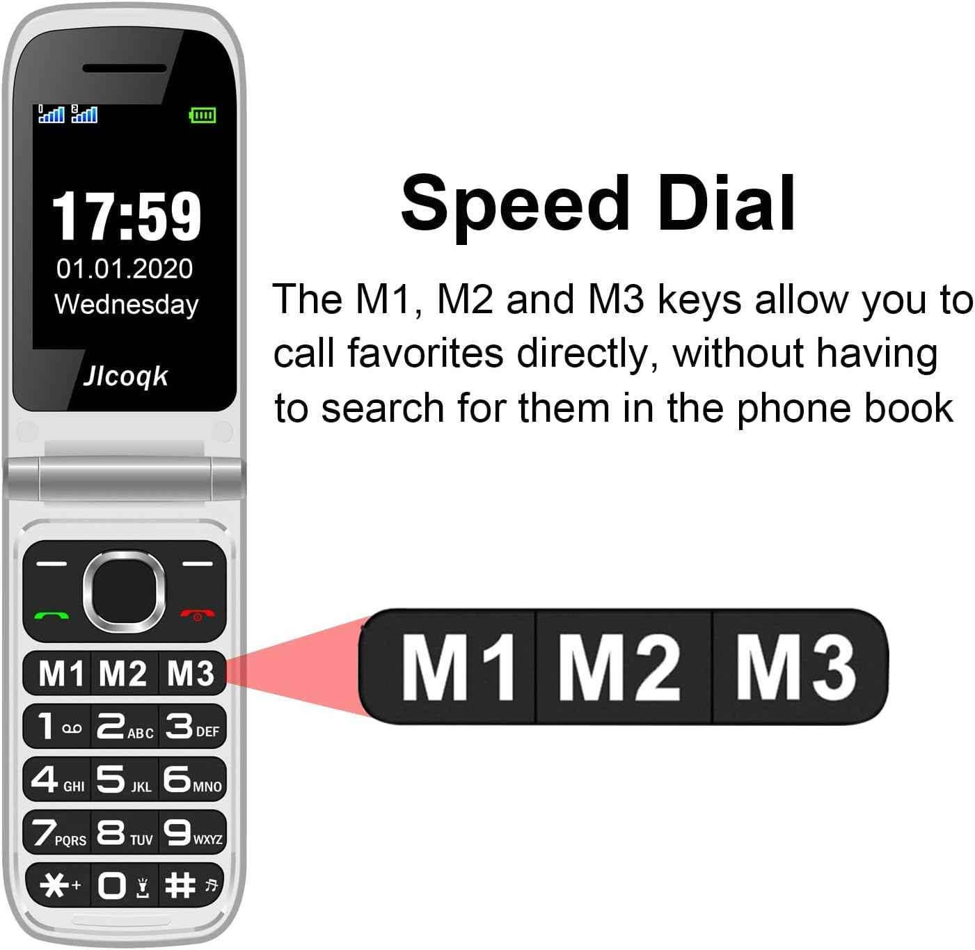 هاتف Jlcoqk Senior Flip Phone بأزرار كبيرة، هاتف محمول مفتوح الشبكة لكبار السن، شاشة كبيرة 2.4 بوصة، هاتف محمول 2G GSM لكبار السن مع زر استغاثة، شريحتين SIM، مصباح يدوي، راديو FM
......
مۆبایلی Jlcoqk بە دوگمەی گەورە،مۆبایلێکی  قفڵی نەکراو،شاشەی گەورەی 2.4 ئینج، مۆبایلی 2G GSM بۆ بەساڵاچووان بە دوگمەی SOS،دوو سیم، چرای دەستی، ڕادیۆی FM
.... كالار, السليمانية


**إذا كنت صاحب هذا الإعلان وتريد حذفه لأي سبب، رجاءا أرسل رسالة إلى الدعم الفني**