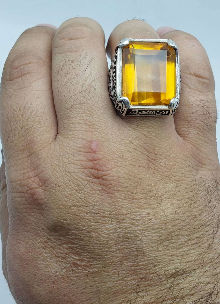 خاتم سترين حجم راهي صياغة يدوية ثقيلة وزن 37 غرام قياس 25 بغداد ***********
