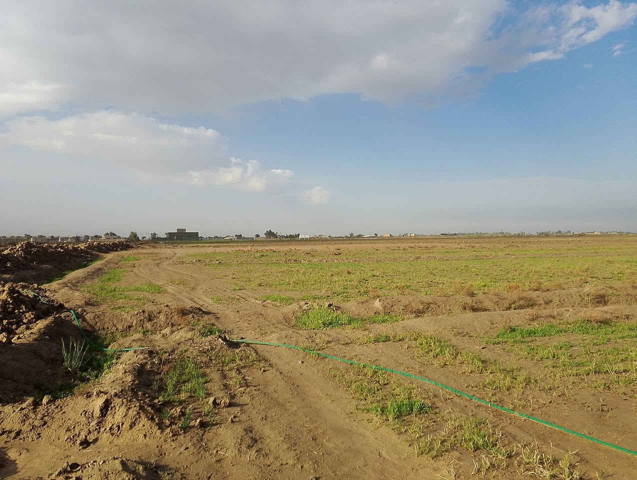 اارض طابو زراعي مساحه 6 دونم صالحه للزراعه 
وصالحه للسكن او تصير مجمع وتتقسم 
قريبه عله البيوت  ماء كهرباء قريب عليه 
مكانه تصير خلف بزل مطر  ***********
