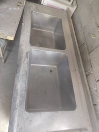 مغسلة ستيل بي حوظين.  شي  اصلي و نضيف لل بيع    سعر بلاش 125 الف فقط. ...