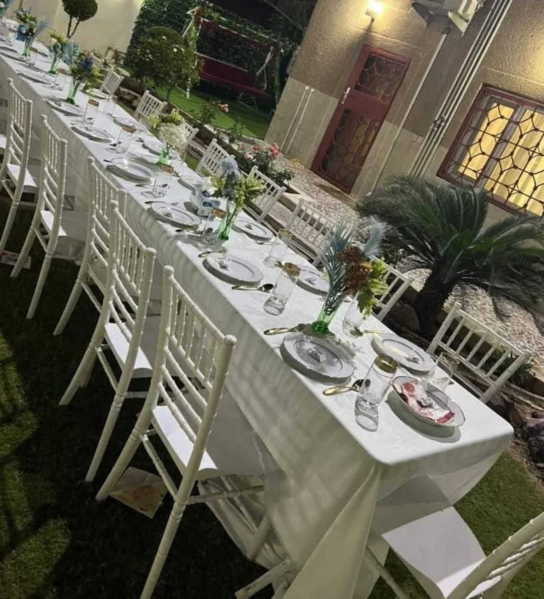 لأن مناسبتك تستحق تكون الأجمل 
نوفر لكم أجمل الكوشات 👑
وأرقى الكراسي والطاولات 🪑
وتنسيقات متكاملة لكل المناسبات:
💍 أعراس
🎉 خطوبة
👶 سبوع
🎓 تخرج
🎂 أعياد ميلاد
وكل لحظة حلوة بحياتكم
نتميز بـ:
✔️ تصاميم عصرية وكلاسيكية
✔️ ألوان راقية تناسب ذوقكم
✔️ ترتيب أنيق يهتم بأدق التفاصيل
✔️ أسعار مناسبة وخدمة موثوقة
📩 للحجز والاستفسار ***********
خلّوا فرحتكم علينا… وأنتم بس استمتعوا باللحظة 🤍
