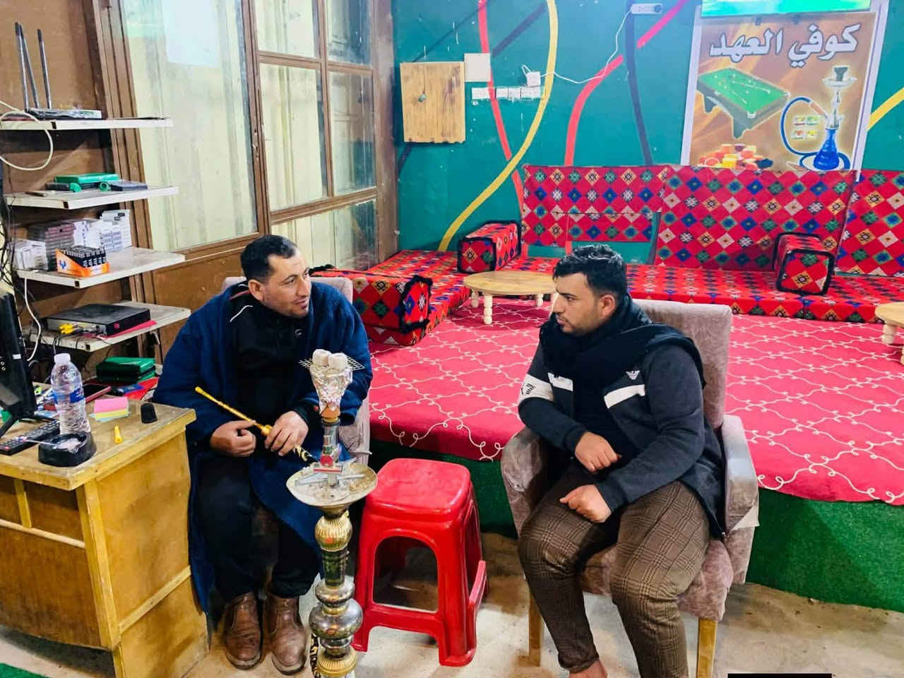 #أعلان🛑
على بركة الله تطلق كوفي العهد اكبر بطوله دومينه اخر 2 ياخذون الدوري راح تكون هديتهم كاسات و نراكيل 2 حسب الاتفاق مكان الكوفي قرب حويجة الحصان طريق جسر الشهداء


**إذا كنت صاحب هذا الإعلان وتريد حذفه لأي سبب، رجاءا أرسل رسالة إلى الدعم الفني**