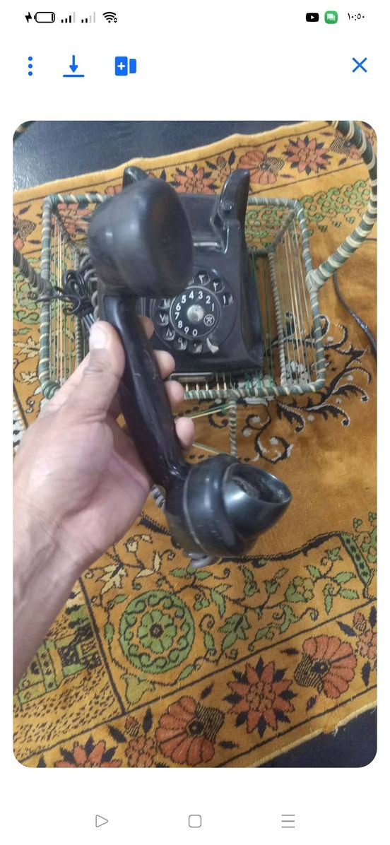 بعد اذن الادمن.. تيلفون ارضي قرص شغال تمام وصوت نقي جدا جدا..لكن به بعض الكسور البسيطه جدا في الزوايا...للبيع بسعر فقط 1600 جنيه ومتاح شحن لاي مكان والدفع عند الاستلام والمعاينه


**إذا كنت صاحب هذا الإعلان وتريد حذفه لأي سبب، رجاءا أرسل رسالة إلى الدعم الفني**
