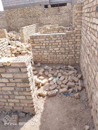 هيكل للبيع  مساحه 97.5 واجه 7.5 نزال 13 موقع القطعه: حي أور سبع اقصور ...