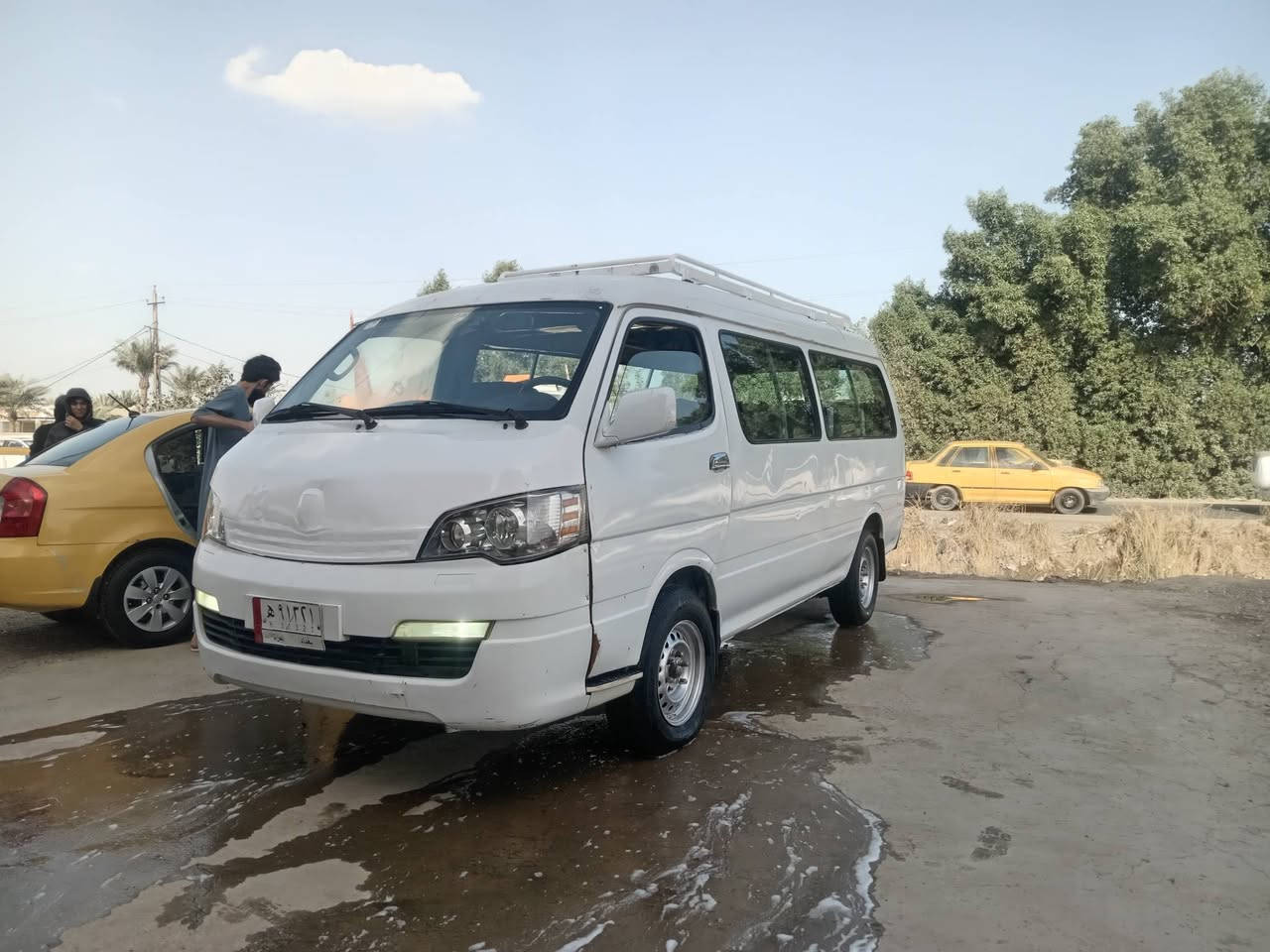 سلا عليكم اقره المنشور زين رحمالله والديك يلا تخابرني
جنبي اج وان مديل ١٥ للبيع سياره حره تحويل ثاني يوم كير مكينه اكسل كفاله تخم تاير جديد صدر جديد دوشمه جديده خشبه وارضيه وتنته لايلون  تانكي بانزين جديد باتري جديد سياره بيهة ضربه بربع ابو الشوته  بدون كص مبدل باب الصدر وباب السلايت مال تفصيخ مكاني بغداد جسر ديالى الجديد *********** السعر ٦٥ وبيهة مجال قليل
