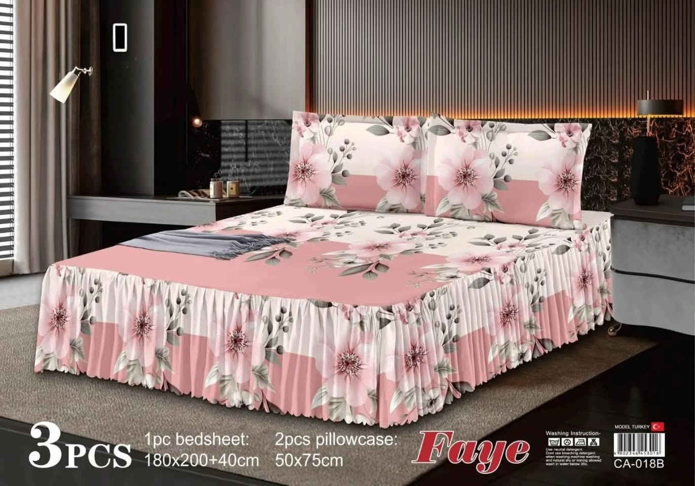 مفروشات الودق 
شرشف نفرين لاستيك قطني صيفي 
مع نزال من 3 جهات 
قياس 180×200
2وحه مخده قياس 70×50
متوفر خدمه توصيل للكل المحافظات ع


**إذا كنت صاحب هذا الإعلان وتريد حذفه لأي سبب، رجاءا أرسل رسالة إلى الدعم الفني**