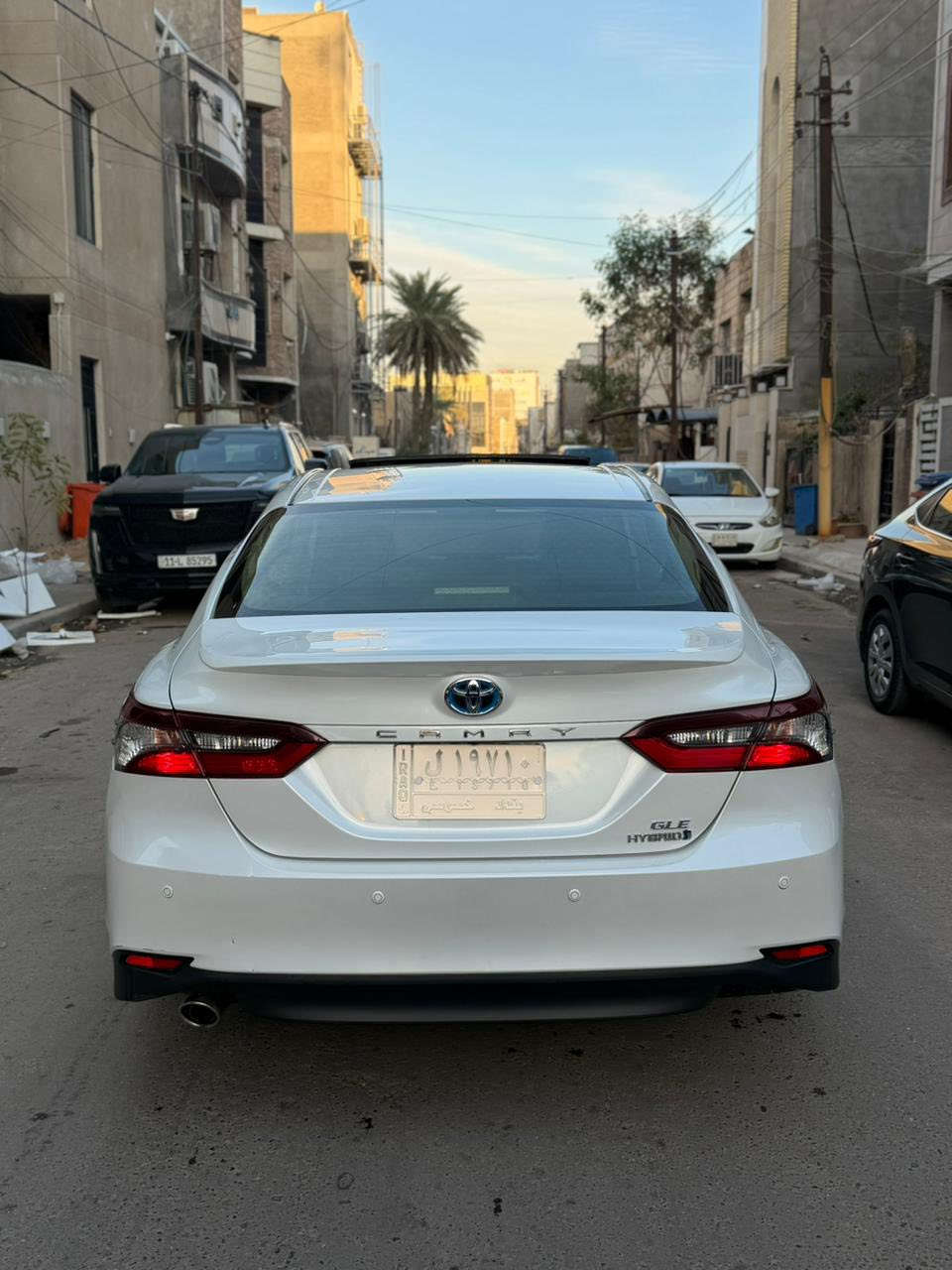 كامري خليجي هايبرد  2024 فئة GLE 
فول مواصفات بصمة سلايد فتحة سقف 

ماشيه 45 

بدون ضرر بدون صبغ من الدعامية للدعامية 
 كفاله حتى من الشخط والرصعه 

المواصفات 
فتحة 
بصمة 
تحكم ستيرن جهتين 
سايد بريك دكمة 
نظام سبورت 
نظام ايكو 
نظام Apple CarPlay و اندروين اوتو 
شاحن موبايل لاسلكي
برده خلفيه كهرباء 
حساسات امامية + خلفية
مري شفط كهرباء 
اشاير بالمري 
قطعتين تبريد 
شاشة كبيرة
كامرة خلفية دوارة
مكينة 4 سلندر 2500
لايت زنون 
لد امامي 
بلوجكتور زنون 
ويل كب كروم 18
كشن كهرباء 
داخل بيجي 
اناره داخليه LED
مانع انزلاق
وبيها بعد مواصفات 
مكانها بغداد تحويل مباشر 

***********
