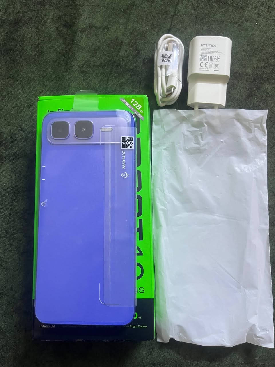 السلام عليكم 
للبيع جهاز Infinix Smart 10 Plus
📱 المواصفات:
• ذاكرة 128 GB
• بطارية 6000 mAh
• شاشة 120Hz
• شحن سريع 33 واط
• مدعوم بالذكاء الاصطناعي
• سماعات ستيريو (أعلى وأسفل الجهاز)
• يشغل جميع الألعاب والبرامج بسلاسة

📦 الجهاز مع كامل ملحقاته:
• الكرتون موجود
• الشاحن غير مستعمل

✅ مدة الاستخدام: شهر واحد فقط
✅ النظافة: 98%

💰 السعر: 120 ألف

📩 للتواصل: خاص


**إذا كنت صاحب هذا الإعلان وتريد حذفه لأي سبب، رجاءا أرسل رسالة إلى الدعم الفني**