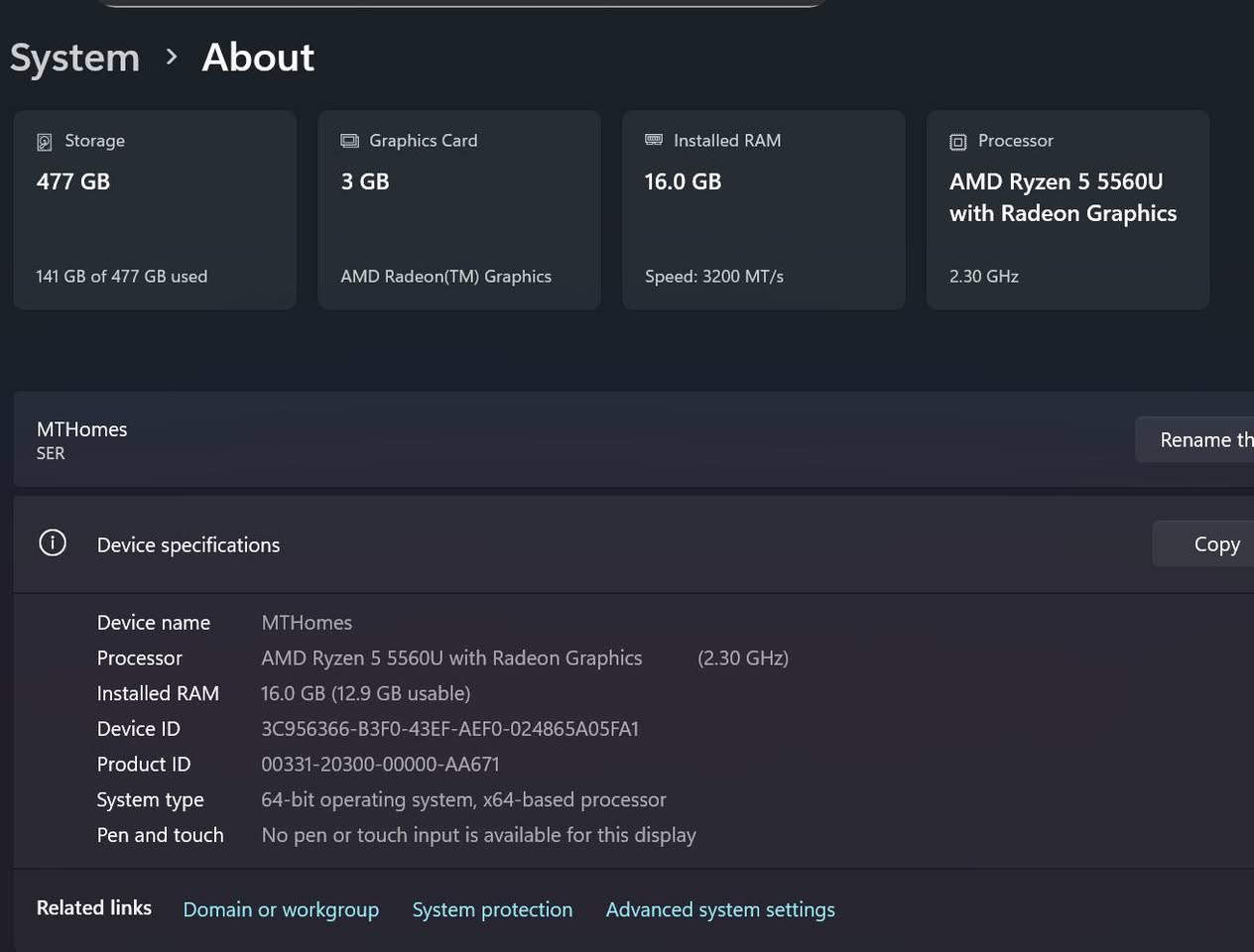 250الف قفل قفل مستعجل عل بيع مواصفات داخل صوره
mini pc 
512/16ddr4
amd ryzen 5.5560uwith 3gb


**إذا كنت صاحب هذا الإعلان وتريد حذفه لأي سبب، رجاءا أرسل رسالة إلى الدعم الفني**