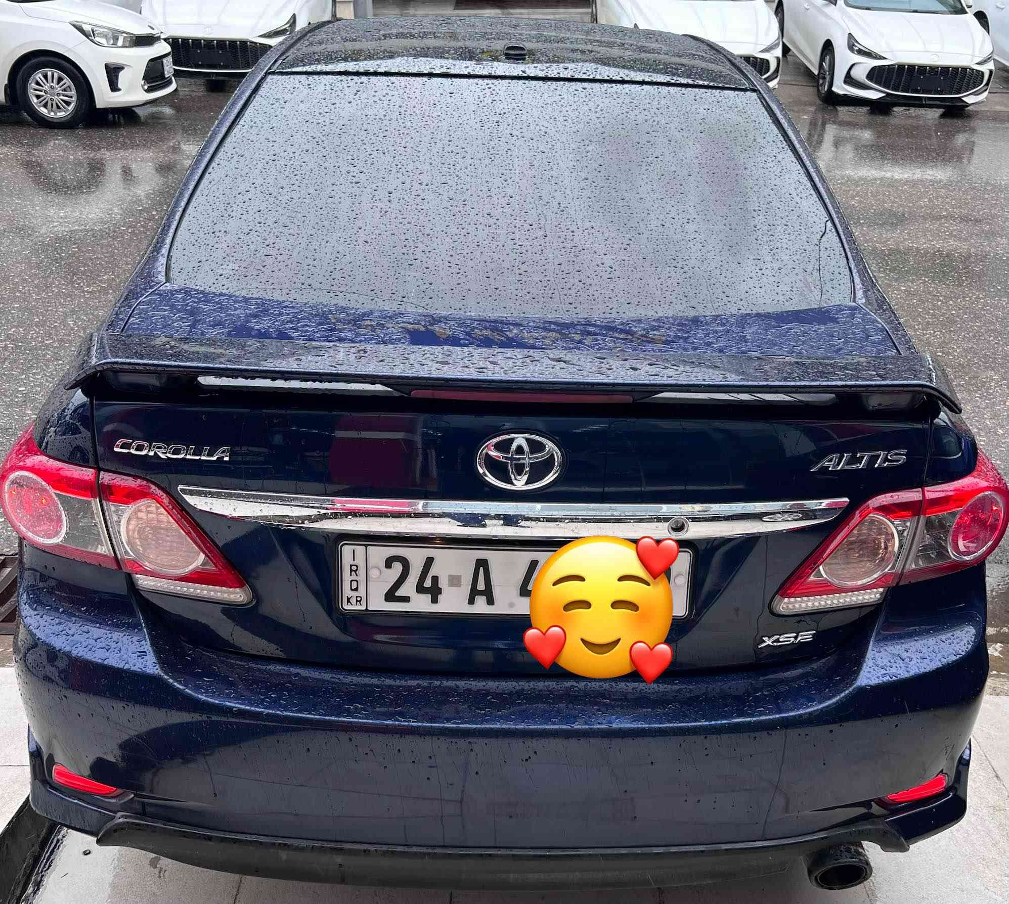 كورولا موديل 2011 وارد امريكي XSE فول موصفات 
سلايت كير توماتيك محرك المرغوب حجم المحرك 18
بيها 3 قطع بخ بدون دواخل بدون ارباك 
كير محرك شرط 
محرك مامفتوح ماشيه 187الف 
سبورت سلايت تبريد كهربائيات كلها شرط سعر112$ بيها شويا مجال شرط التحويل 
*********** دهوك, العراق
