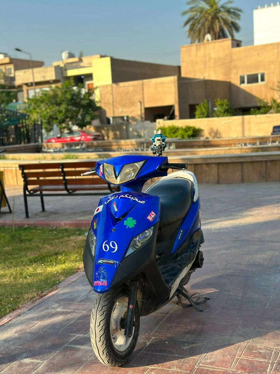 سلام عليكم
دراجه GTR قديم ثعلب 
دراجه بلاديه كليا يعني دراجه رمبه بين قوسين ما شامه ريحه الفتير مكينه بلاديه كلشي بل دراجه بلادي فقط اللايت محوره زنون لون الدراجه ازرق صبق حراري
دراجه نقصها قبق كلجات فقط شايله للجماليه سعرها خاص وبيها مجال قليل الي بخاطره يتفضل واتساب *********** مو شراي لا تعبني وتكسر بيها مكاني بغداد اليرموك
