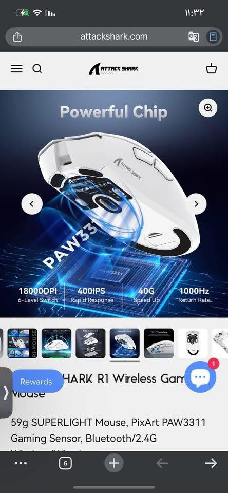 ماوس ماركة attack shark R1 جديد لوك  18000DPI, 400IPS ,1000Hz (سعره 20 الف) وبالعافية لون اسود وابيض


**إذا كنت صاحب هذا الإعلان وتريد حذفه لأي سبب، رجاءا أرسل رسالة إلى الدعم الفني**