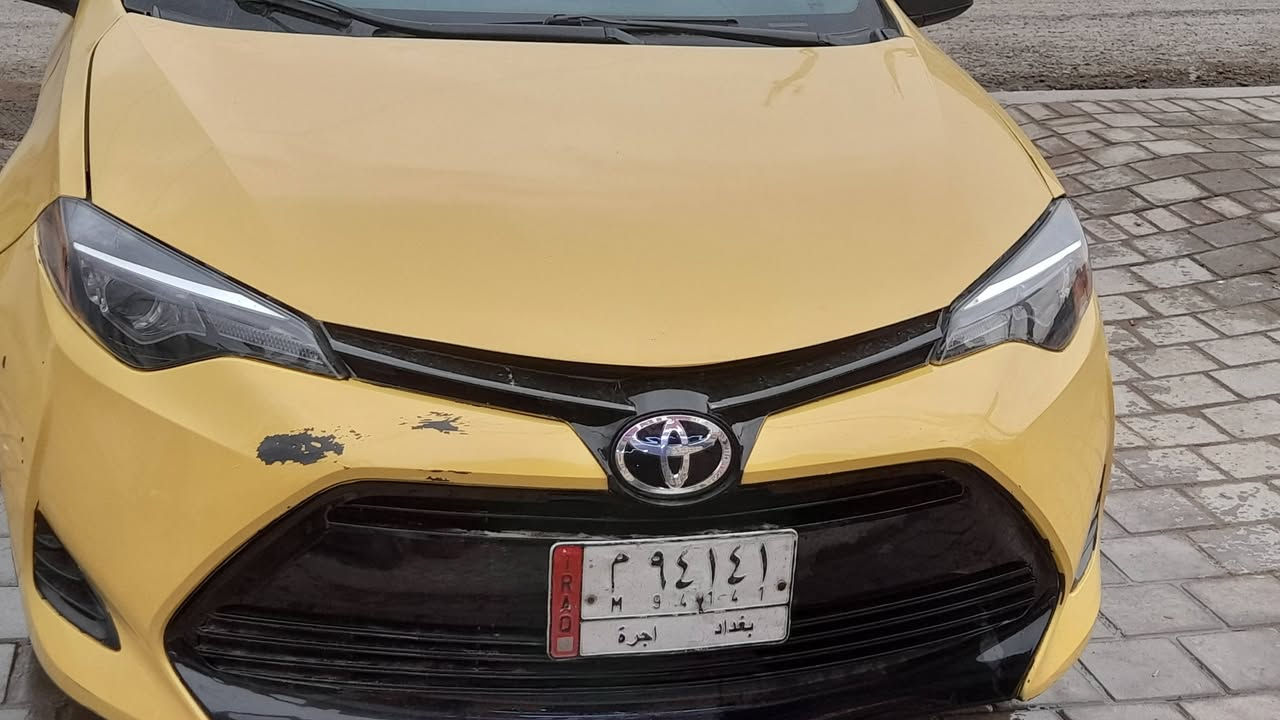 السلام عليكم للبيع كورولا تكسي بغداد بأسمي موديل ٢٠١٩ حادث جاملغ وبنيد ناشر رقم الشاصي جاهزة تخم تاير مكينة كير تبريد 
بدون دواخل ماشيه ٢٥٥ بغداد الأمين سعرها ١٢٠ابو حسين  ***********
