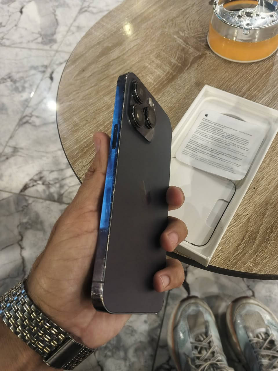 ايفون14 برو ماكس
جهاز مامفتوح  ومكفول من عطل ذاكره 128 
بطاريه 75 اريده800بيه مجال مكاني بصره


**إذا كنت صاحب هذا الإعلان وتريد حذفه لأي سبب، رجاءا أرسل رسالة إلى الدعم الفني**