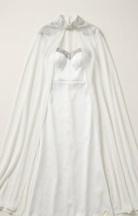 فستان عقد • ابيض وفضي • لحد ٦٠ك