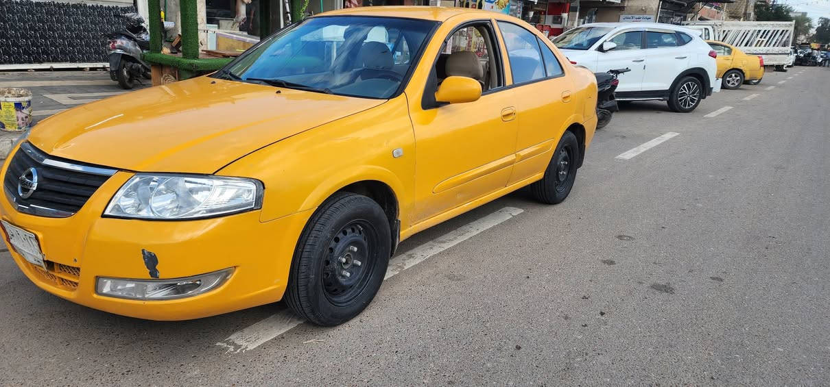 السلام عليكم نيسان سني 2009 خليجي تكسي اصل ابيض لسعر 75$ مكان بغداد التاجيات ***********
