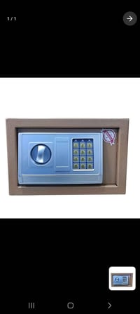 خزنة إلكترونية • ٢٠×٣٠×٢٠سم • مقاومة للحريق