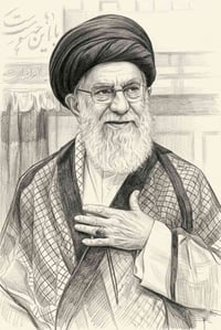 لوحه جداريه • السيد علي خامنئي • توصيل مجاني