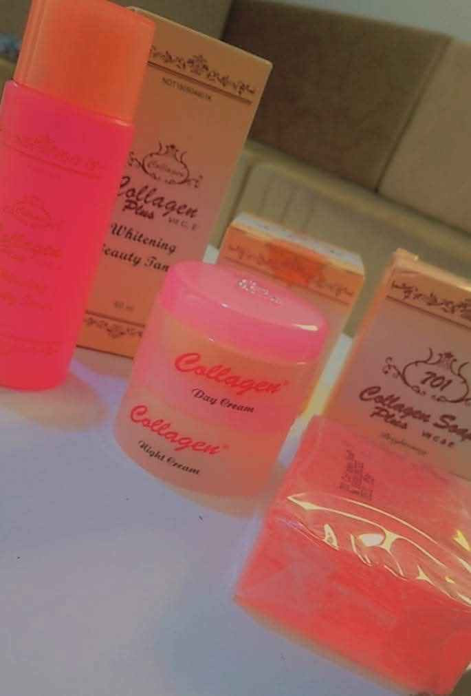 صابون تفتيح الكولاجين بالإضافة إلى فيتامين C وE 
 يحتوي على زيت بومان والكولاجين القابل للذوبان والأربوتين – يحافظ على رطوبة البشرة – تفتيح البشرة – يساعد على إزالة الشوائب من الوجه بالإضافة إلى تنظيف البشرة – ترطيب البشرة الجافة – تبدو البشرة مشدودة – ينعم ويجعل البشرة متوهجة بغداد, العراق


**إذا كنت صاحب هذا الإعلان وتريد حذفه لأي سبب، رجاءا أرسل رسالة إلى الدعم الفني**