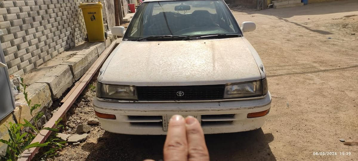 السلام عليكم تيوتا كورلا موديل 1990كير اتوماتيك مكينه مال حاويه صار شهرين من مشدوده جام كهربائي السياره بالنجف سعره 40$ بيه مجال بسيط رقمه نجف للاستفسار ع الرقم ***********
