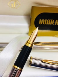 سيت اقلام وترمان ( Waterman) فضه  فرنسي اصلي انتاج الثمانينات  ريشه ذه...