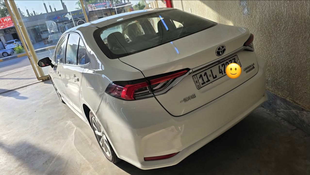 كورلا 2024 هايبرد شكل الخليجي كفاله من صبغ وتبديل فقط بارد قليل جاملغ جهة السايق سونار مرفق رقم بغداد سعر 142 وبيها مجال مكان صلاح الدين بلد  ***********
