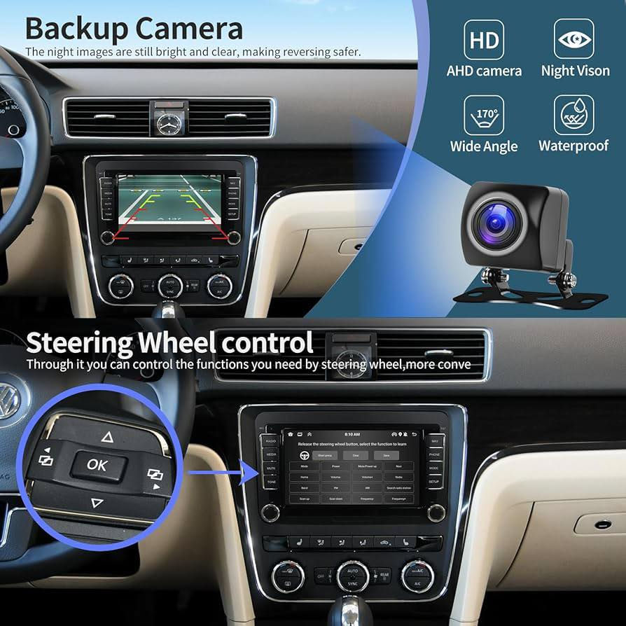 شاشة وسائط متعددة تعمل باللمس لسيارات فولكس فاجن. 
المميزات الرئيسية: تدعم الشاشة ميزات مثل Apple CarPlay وAndroid Auto، ونظام الملاحة (GPS)، وتشغيل الموسيقى عبر البلوتوث. وتربط با wifi
التوافق: الشاشة مصممة لتناسب طرازات مختلفة 
 لسيارة فولكس فاجن سيات جولف باسات جيتا بيتل تيجوان توران اي او اس اندرويد📍 7 انش شاشة 

مع كامل كيبلات والموصلات بدون نقص 
مع كامره خلفيه مع جهاز ربط GPS


**إذا كنت صاحب هذا الإعلان وتريد حذفه لأي سبب، رجاءا أرسل رسالة إلى الدعم الفني**