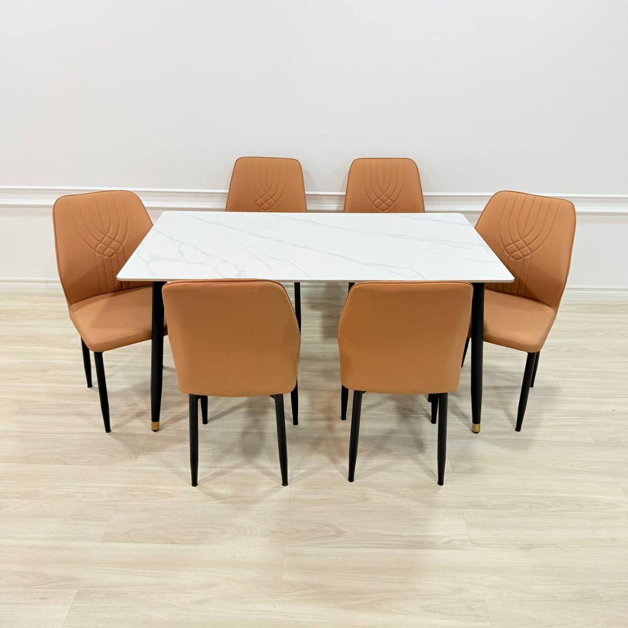 ميز طعام 6 كرسي رجل حديد سطح رخام مزجج 
قياس الميز 80*140 سم


**إذا كنت صاحب هذا الإعلان وتريد حذفه لأي سبب، رجاءا أرسل رسالة إلى الدعم الفني**