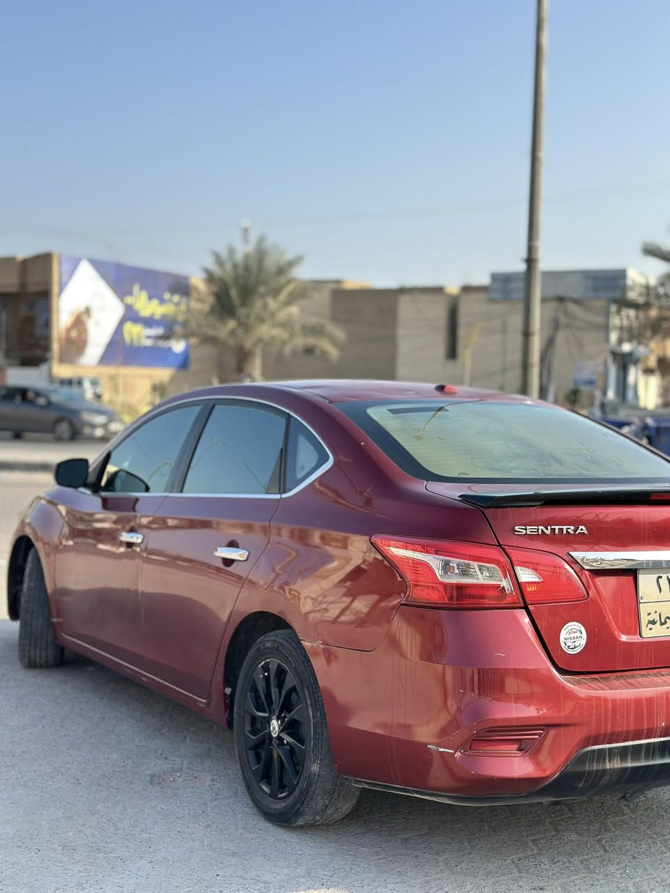 السلام عليكم 
نيسان سنترا 2019 sv رقم سليمانيه سنويه بأسمي
السياره جاهزه من صدر وحدادية تبريد تدفئه 
رادار امامي 
شاشه كار بلاي 
تحكم سرعة 
بصمة 
انظمة قيادة عادي ، ايكو 
كامره خلفية 
تحكم ستيرن جهتين 
تخم تاير جديد
بلكات وبخاخات جديدة 
ماشيه 132 كم
حادث امريكا جاملغ خلفي وقبق جنطة وبلعراق صار بيها بارد بلجامغ الخلفي جهة السايق وباب السايق هم بيها بارد 
السعر 105 وبيها مجال 
***********
مكان السياره : النجف الاشرف
