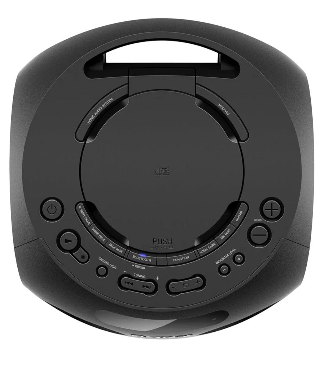 Sony Speaker mhc-v02
سماعة سبيكر من سوني، أهم مواصفاتها:
صوت قوي مع ميزة MEGA BASS
بلوتوث مع دعم LDAC
تشغيل USB و CD
مدخل مايك + يدعم الغيتار
إضاءة LED تتفاعل ويا الموسيقى
يدعم ربط عدة سماعات سوني مع بعض
بيه تطبيق تحكم للموبايل


**إذا كنت صاحب هذا الإعلان وتريد حذفه لأي سبب، رجاءا أرسل رسالة إلى الدعم الفني**