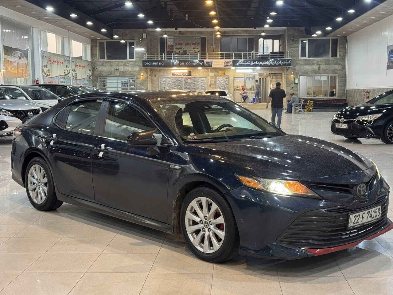 🚗تويوتا كامري 2020
السعر: 158 :بي مجال 
• وارد امريكي
• ⁠حادث فقط بابين صبغ 
• مواصفات LE 
• ⁠رادار امامي 
• ⁠شاشة كبيرة 
• ⁠جام كله اوتو 
• ⁠تتبع مسار 
• ⁠نقطة عمياء 
• ⁠تحكمات ستيرن 
• ⁠مثبت سرعة 
• ⁠رقم اربيل جديد 
• السيارة بأسمي 
⁠
 📍مكان السيارة اربيل : معرض ابراهيم نامق
 
📞للاستفسار:***********
📞للاستفسار:***********
