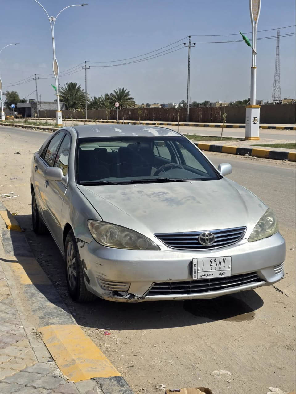 سياره.   كامري موديل 2005
سنويه ل2028
  سياره جاهزه. من كلشي
تبريد. تايرات جدد . حداديه 60‎%‎. 
سياره.  موجود. بل الناصريه. 
لستفسار *********** ناصرية, ذي قار
