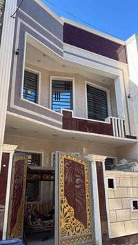 بيت الايجار مساحه 100 متر مدخلين ثلاث غرف نوم واستقبال ومطبخ بيت جديد ...