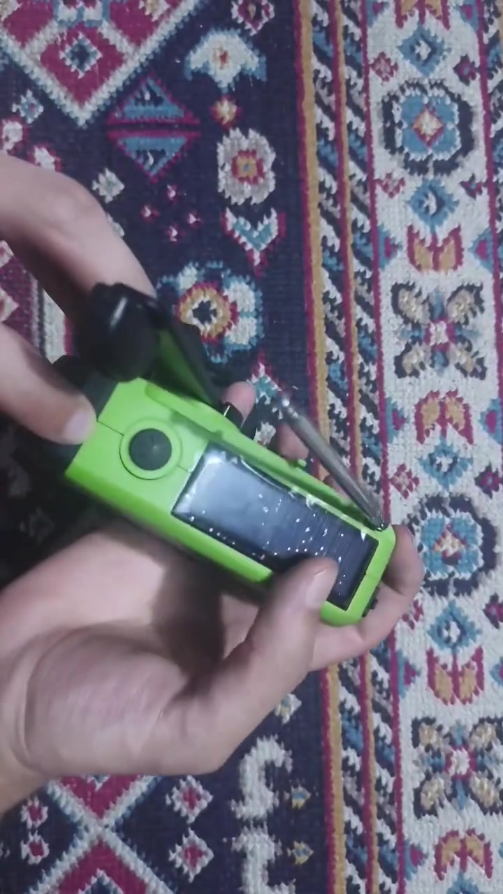 للبيع راديو طوارئ📻
3 موجات FM AM WB 🔥
يشحن تايب سي وطاقة شمسية وداينمو🔸
يحتوي على اضاءة مدمجه⬆️🔦
يعتبر كـ باوربنك🔌
للاستفسار التواصل على الخاص وتدللون📱


**إذا كنت صاحب هذا الإعلان وتريد حذفه لأي سبب، رجاءا أرسل رسالة إلى الدعم الفني**