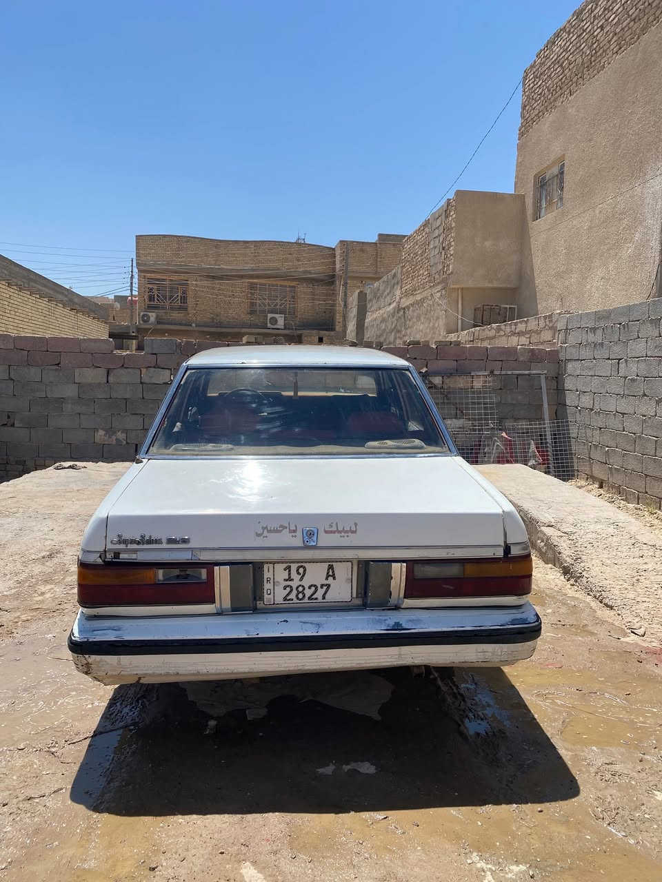 سلام عليكم سوبر للبيع مديل 84مكينه وكير وحداديه وتخم تاير خير من الله  مكينه جديده هستوني شادها سياره مكفوله من الضربه سياره كلش حلوه ومال بيت وجاهزه من كلشي دواخل نظيفه رقم كربلاءمميز  إنكليزي الدولي تحويل مباشر كبل عقد مروري سوي حته تحويل بسمك سياره مال بيت الله شاهد وحلوه وياباني بعد السعر31وبيها مجال مكان كربلاء رقم الهاتف ***********
