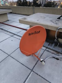 عمل اليوم . من منطقة زيونة مجمع سومر النفطي . تم تنصيب صحن تلي سات ٨٥ ...