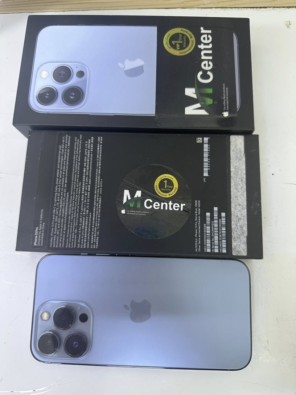 ايفون ١٣ برو
نورمان ما مبدل شي شرط ما يعبر هواء
ضد مي 
((ذاكره١٢٨))
((دبل سيمكرتza))
البطاريه ٨٩
نضافه فول جهاز مع كارون
السعر ٥٥٠✅🤑💵بي مجال حك جيا

العنوان موصل ايسر حي وحده

خاص مفتوح وا اتصاله***********/***********
