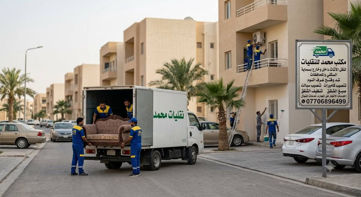 🚚 مكتب محمد للنقليات 🚚
كل الخدمات بمكان واحد... سرعة، أمان، وأسعار مناسبة!
إذا تريد تنقل أثاثك بدون تعب أو تبحث عن خدمات منزلية متكاملة، إحنا بالخدمة داخل بسماية السكني وجميع محافظات العراق.
✅ نقل الأثاث داخل وخارج بسماية
✅ النقل إلى جميع المحافظات
✅ شد وفتح غرف النوم باحترافية
✅ تنصيب الكاميرات
✅ تنصيب السبالت
✅ صبغ الشقق
✅ تنظيف الشقق
🏠 كما تتوفر لدينا شقق للإيجار، ولمن يرغب بعرض شقته للإيجار يمكنه التواصل معنا.
📞 للحجز والاستفسار: ***********
⭐ السرعة • الأمان • الدقة • أسعار منافسة
اتصل الآن واحجز موعدك، وخلي شغلك علينا.
#بسماية #بسماية_السكنية #نقل_أثاث #نقليات #تنظيف_شقق #صبغ_شقق #تنصيب_سبالت #كاميرات_مراقبة #شقق_للإيجار #العراق
محمد الحجي
