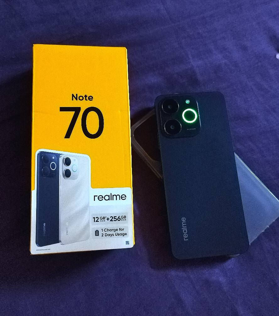 ريلمي نوت 70 5G ذاكره 256 عشوائيه 12 بطاريه 6000 مقاوم للماء والغبار 100 بل 100 استخدم اسبوع فقط جهاز جديد ملحقات كامله الاصليه بيع او مراوس الشراي يجي خاص بغداد البلديات *********** واتساب فقط بغداد, العراق
