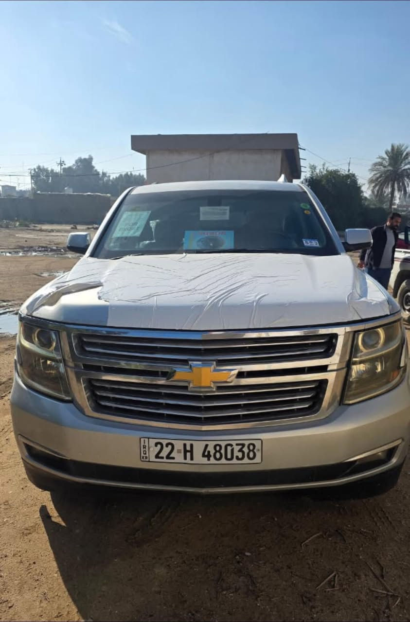 تاهو
مديل 2016
وارد امريكي - صور الحادث مرفقه 
سياره جاهزة وجديده 
رقم اربيل تحويل مباشر 
مكان سياره بابل 
للاستفسار : ***********
