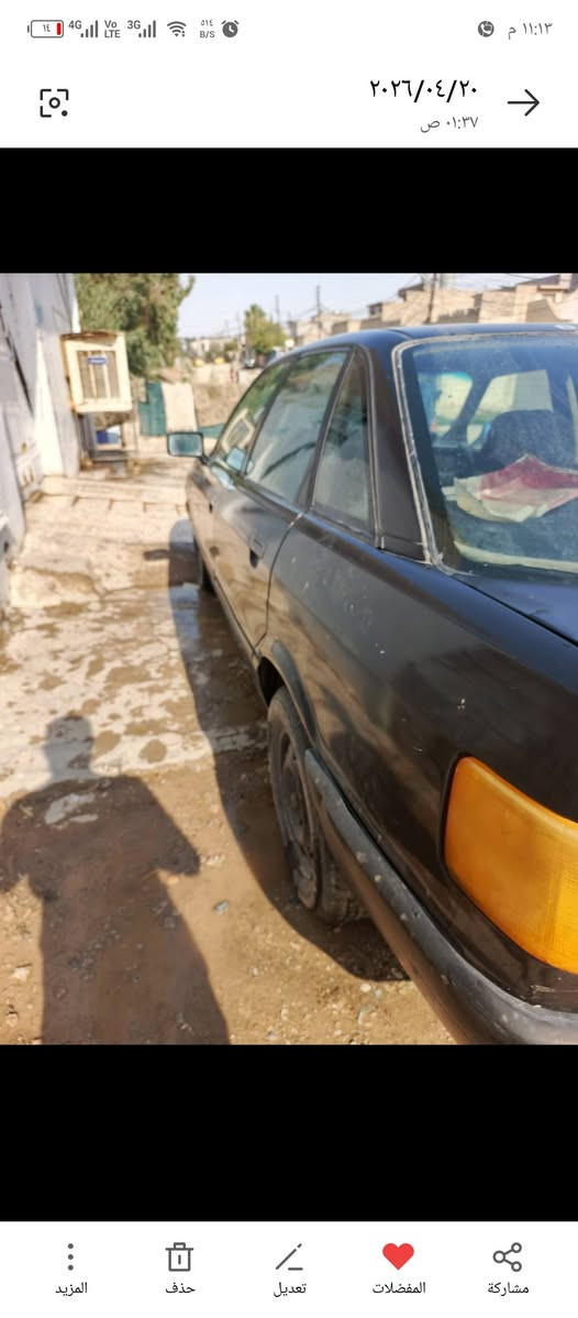 ***********
‏‪***********‬‏
للبيع اودي 93 كير ومحرك شرط صبغ عام جماليه كهربائيّات شغاله سياره جاهزه مجهزه نضيفه رقم نينوئ كاربون بنزين صاحبها الشرعي موجود بل موصل 19$وبي مجالل
